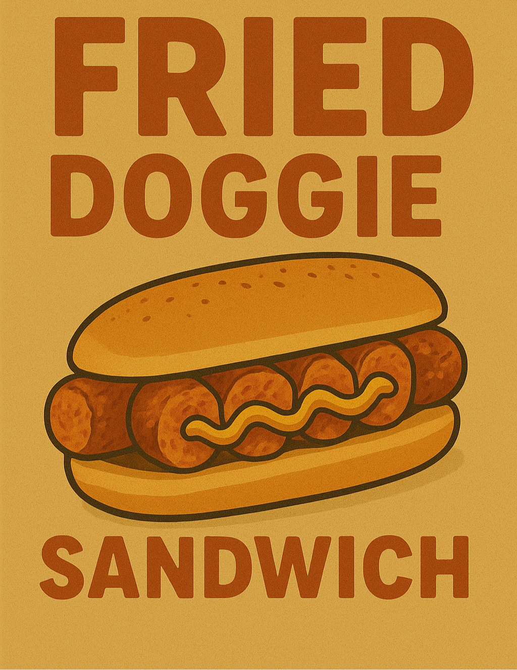 Fried Doggies Sandwich