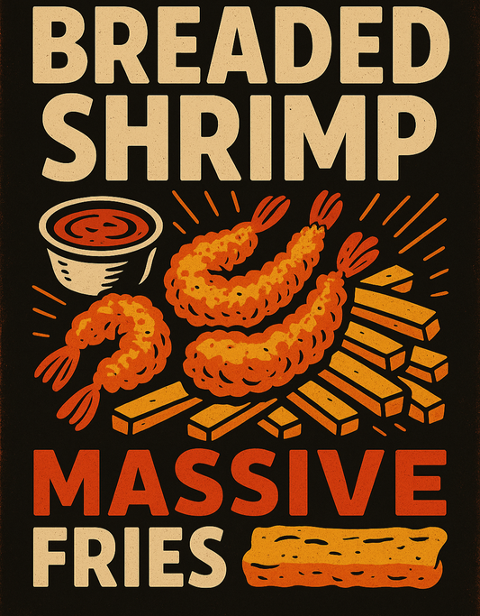 Breaded Shrimp & Fries