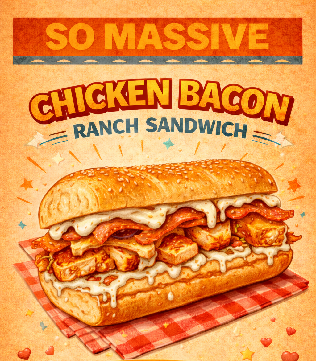 Chicken Bacon Ranch Sandwich