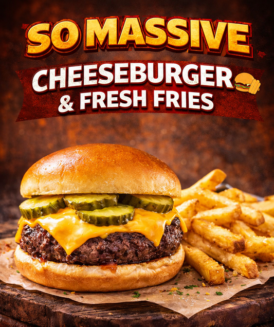 Cheeseburger & Fresh Fries