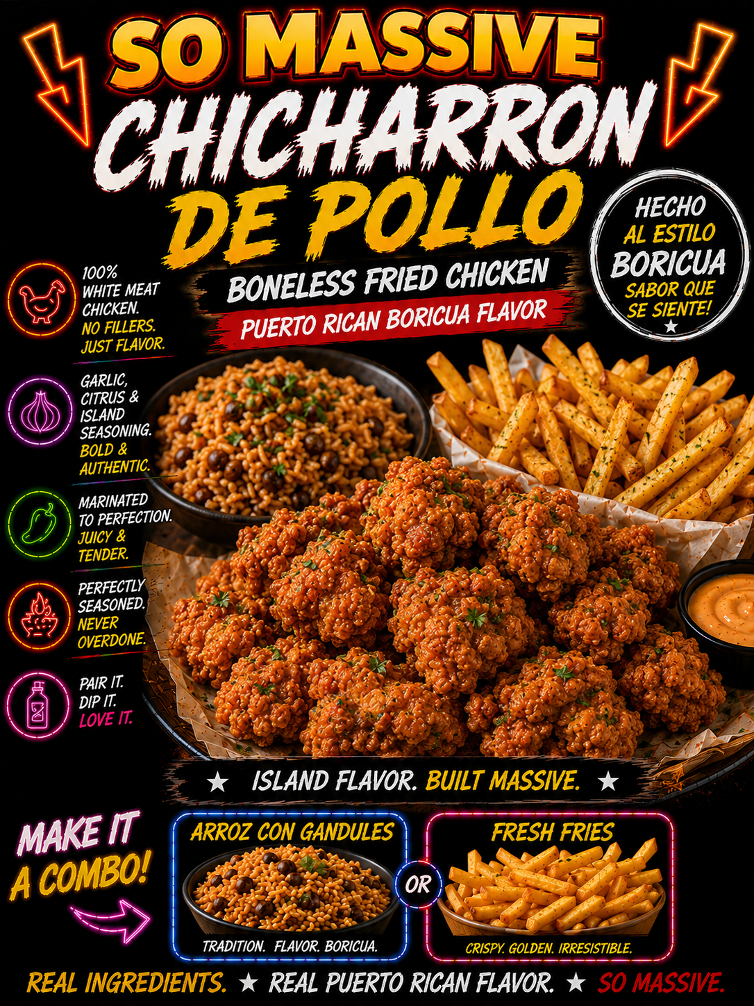 Chicharron De Pollo (Fried Chicken)